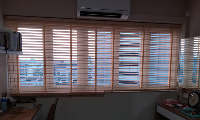 Fabric Venetian Blinds Singapore