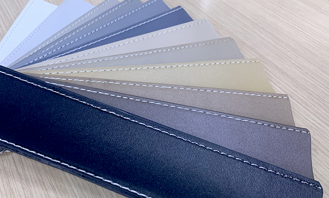 Singapore Leather Venetian Blinds